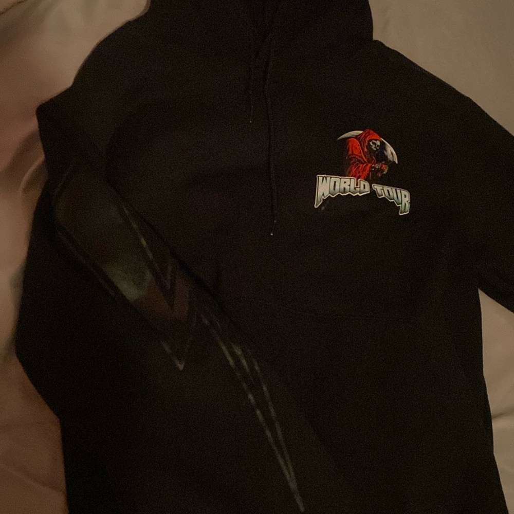 M RGSTR Black World Tour Pullover Hoodie